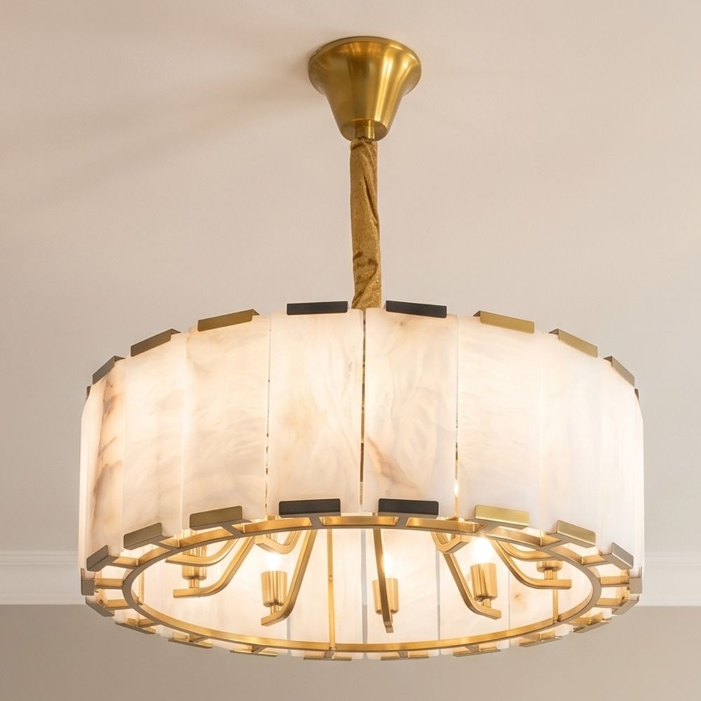 Verona Marble Chandelier 60Cm