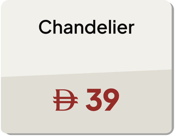 MRSU25-BR-CB-B-Chandelier