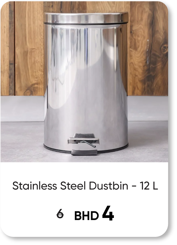 HFB25-SD-Stainlss Steel Dustbin-12L