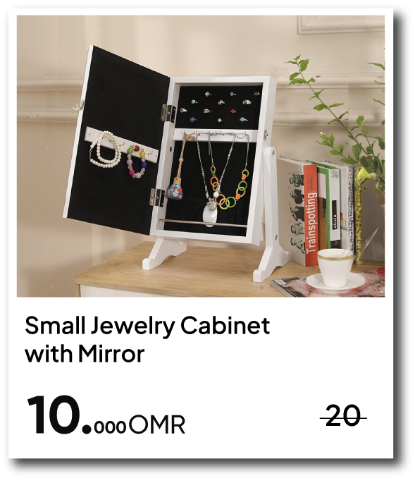 NYHRO26-SD-Small Jewelry Cabinet wi