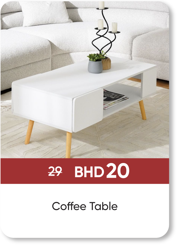 MSB25-SD-Adonia Coffee Table - Whit