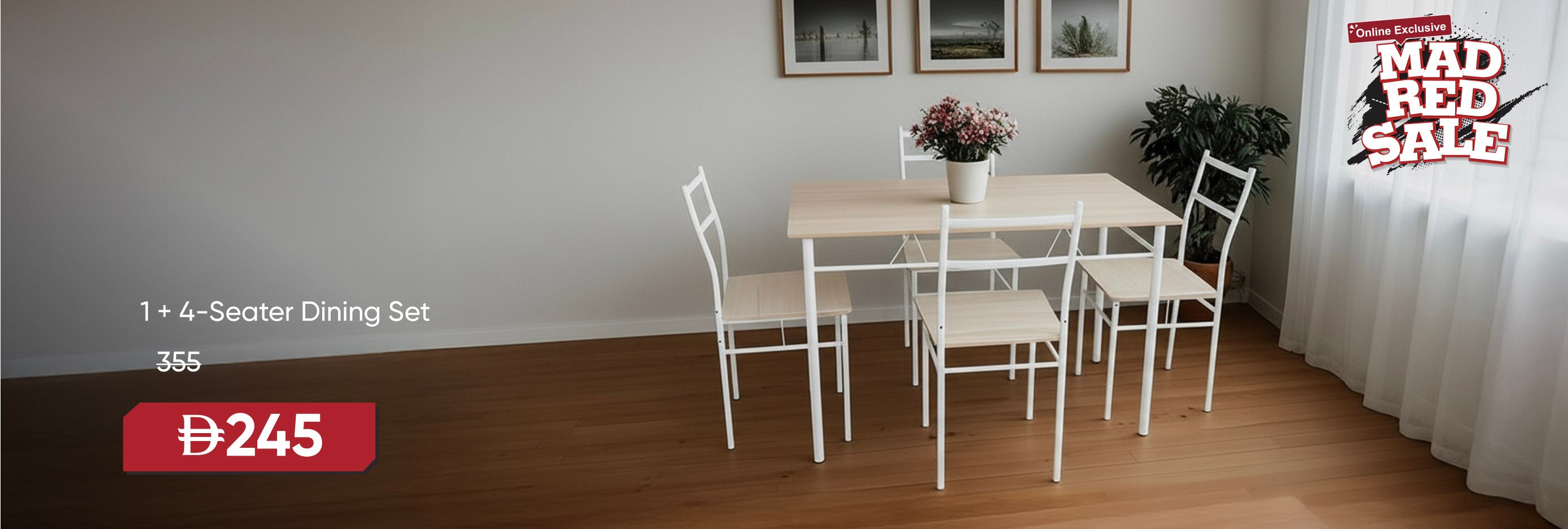 MRSU25-DR-CB-1+4-SDining Set Viola