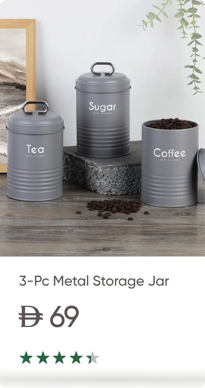 U25-Organizer B-Metal Storage Jar 3