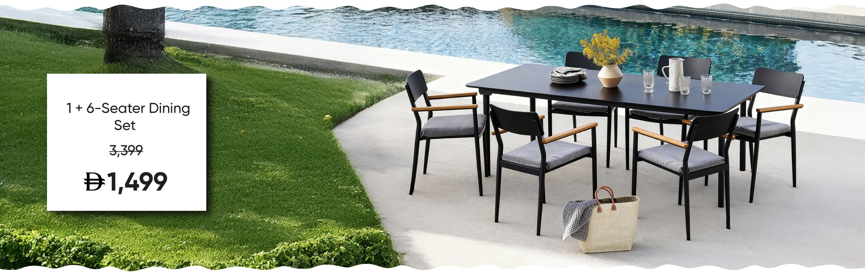 G-LP-Dining-Mid B-1+6S Dining Set