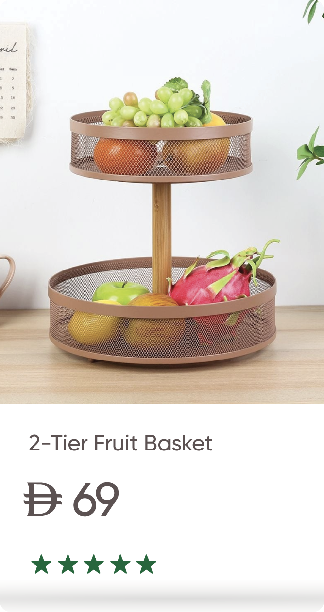 U25-Organizer B-Fruit Basket 2 Tier
