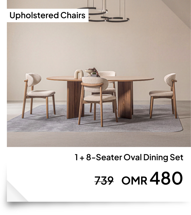 OM26-NYHR-NA IR-Oval Dining Set wit