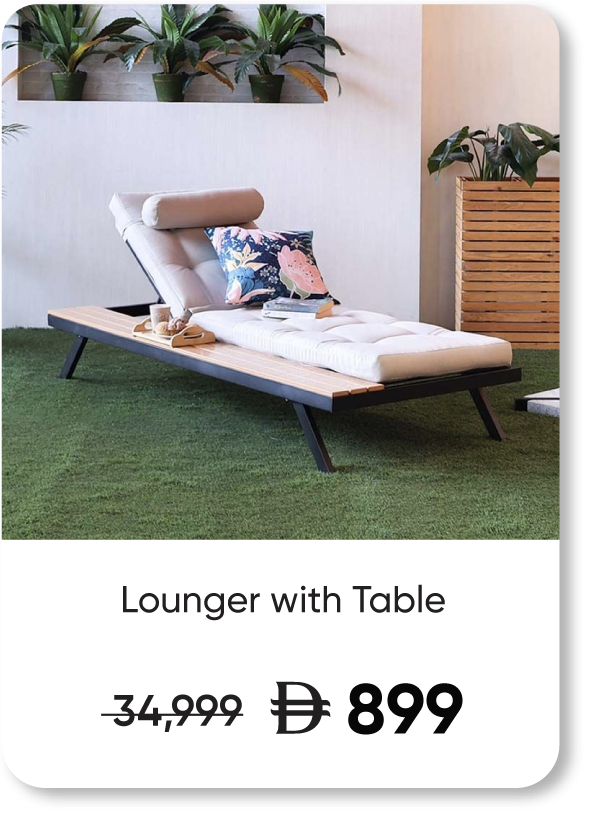 G-LP-SD-Sunny-Lounger with Table