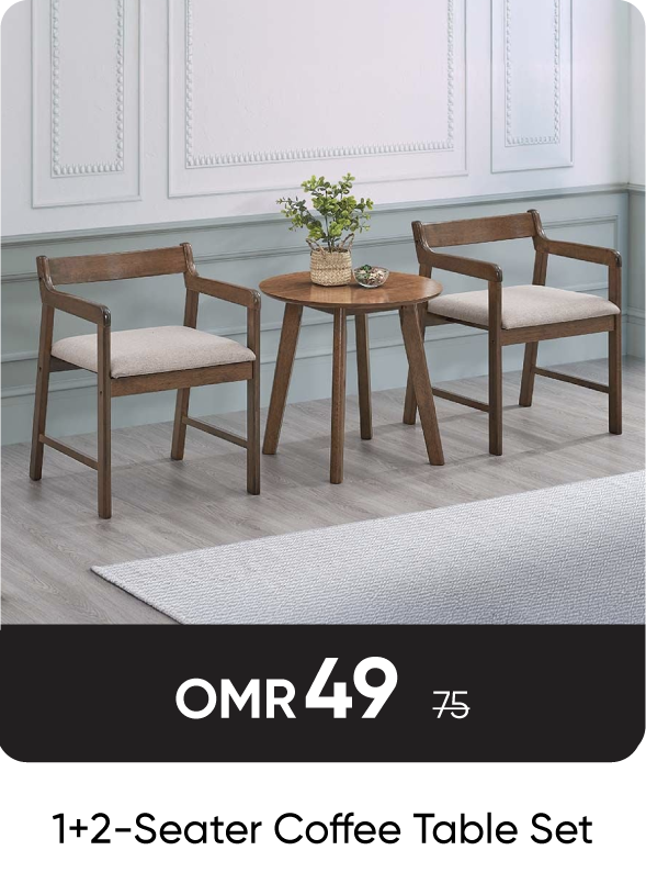 RSO-SD-1+2-Seater Coffee Table Set