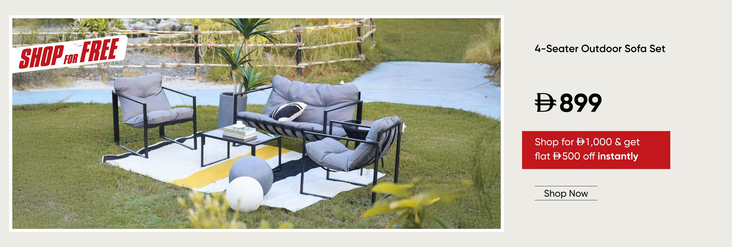 SFFU25-OD-CB-4S Outdoor Sofa Set