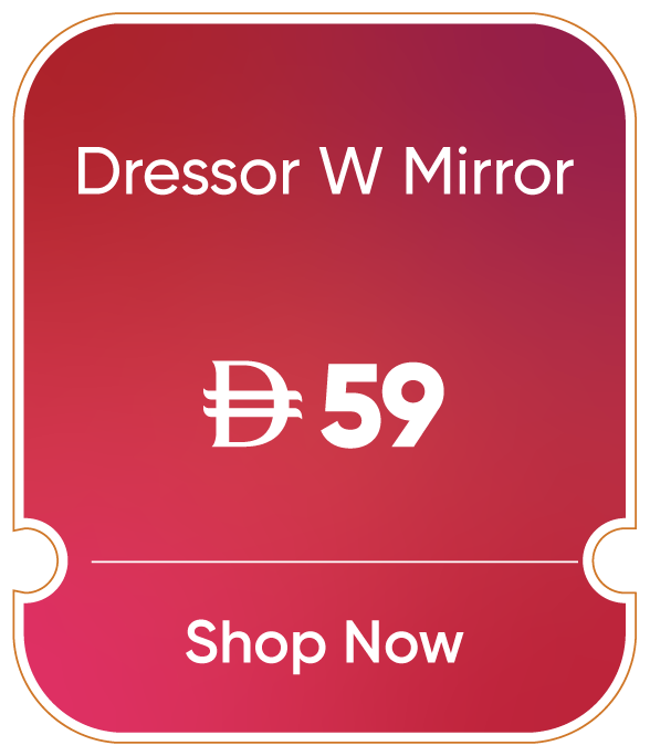 MRSU25-BR-CB-B-Dressor With Mirror