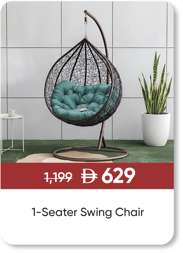 YESU25-SD-Alfa 1-Seater Swing Chair