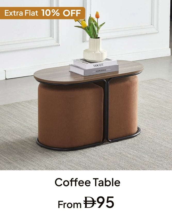 PRU26-4B-Extra10% Tag-Coffee Table