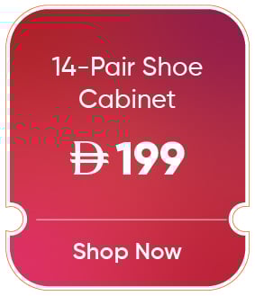 MRSU25-MDE-B-14 Pair Shoe Cabinet