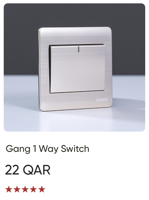 SOQ-SD-Gang 1 Way Switch