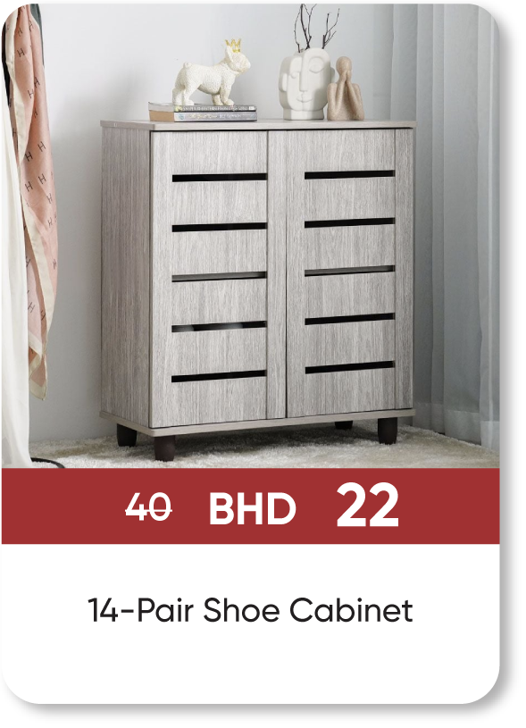 MSB25-SD-Ricky 14-Pair Shoe Cabinet