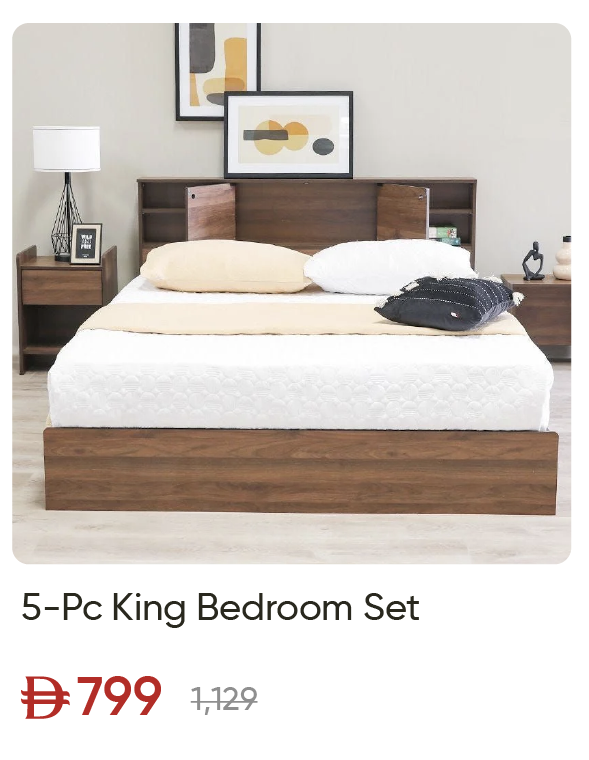 EHU-SD-5P Kig Bedroom Set