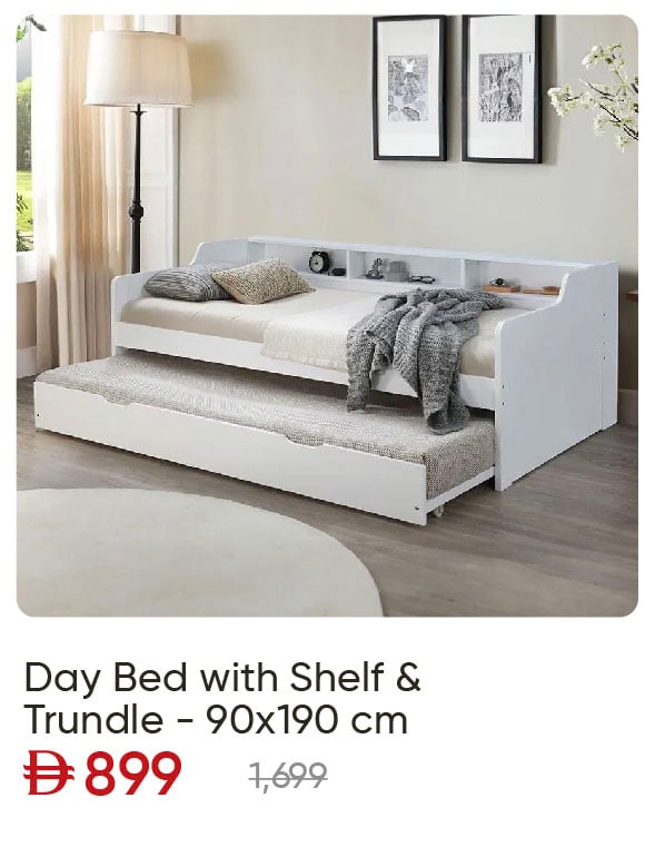 EHU-SD_Day Bed with Shelf