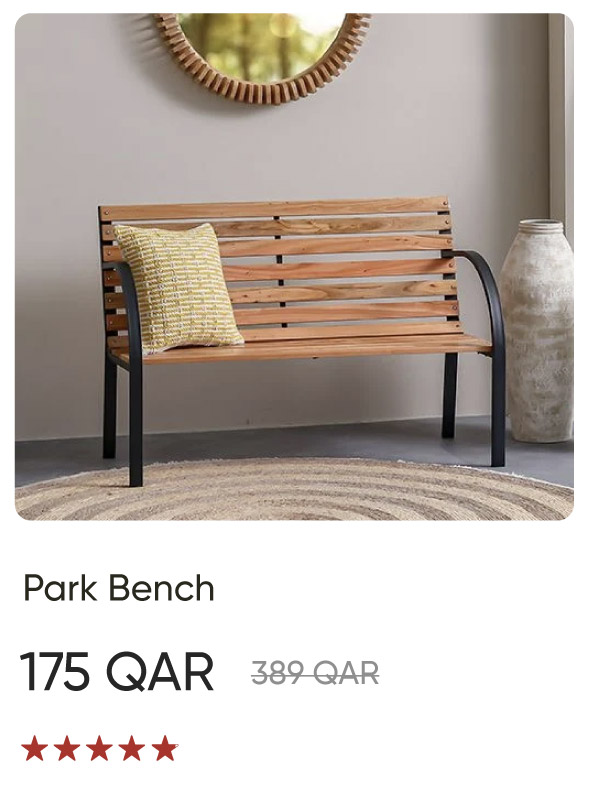 BSOQ-SD-Park Bench 