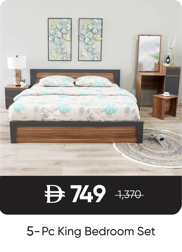 RSU-SD-5-Pc King Bedroom Set