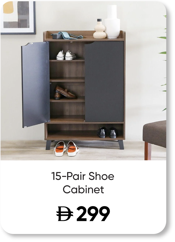 SFFU25-SD- 15-Pair Shoe Cabinet