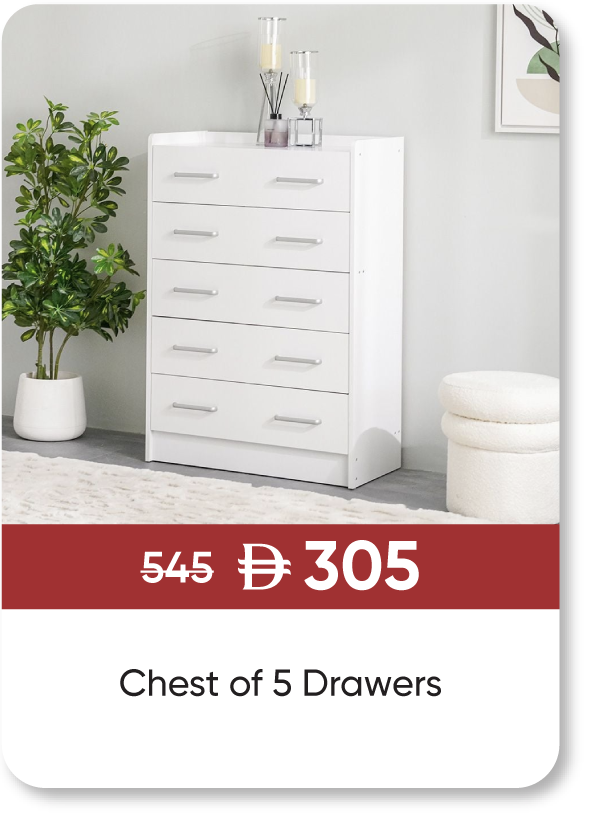 MRSSU25-SD-Chest of 5 Drawers