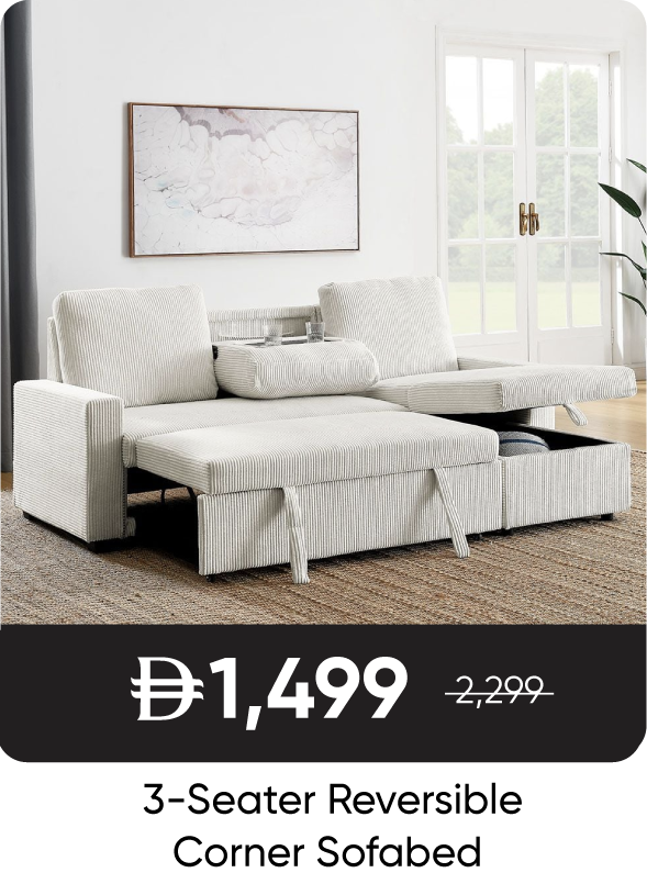 RSU-SD-3S Rev Corner Sofa Bed