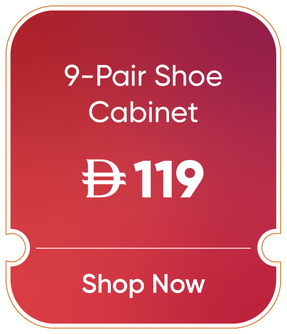 11:11U25-MDE-B-9 Pair Shoe Cabinet