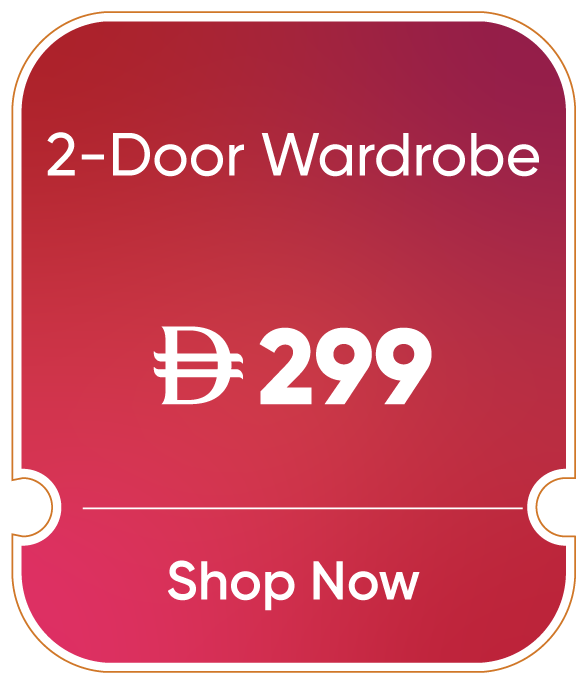 11:11U25-MDE-B-2 Door Wardrobe