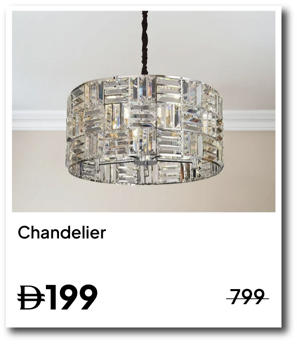 U26-SD-IB-Nicely Chandelier-Silver-