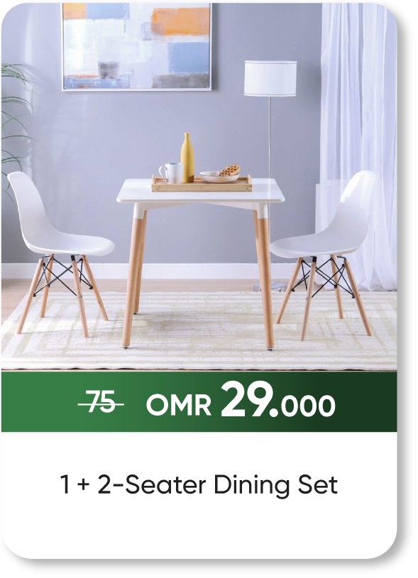 NDSO25-SD-1 + 2-Seater Dining Set