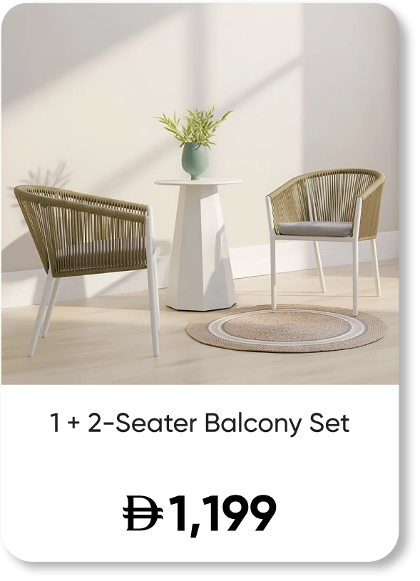 SFFU25-Oct-1K 2K-1+2S Balcony Set