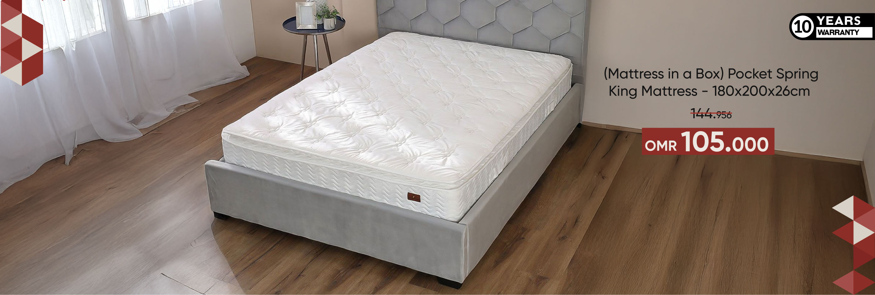 SSWO-BRA-CB-King Mattress-180x200
