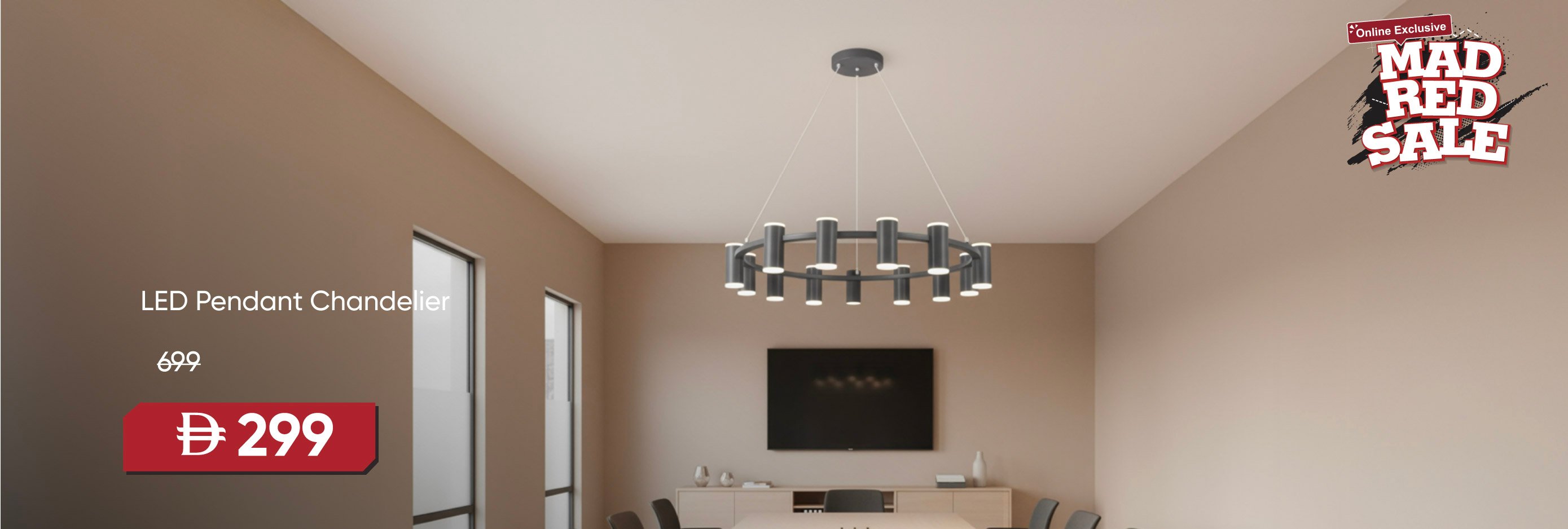 MRSU25-LT-CB-LED Pendant Chandelier