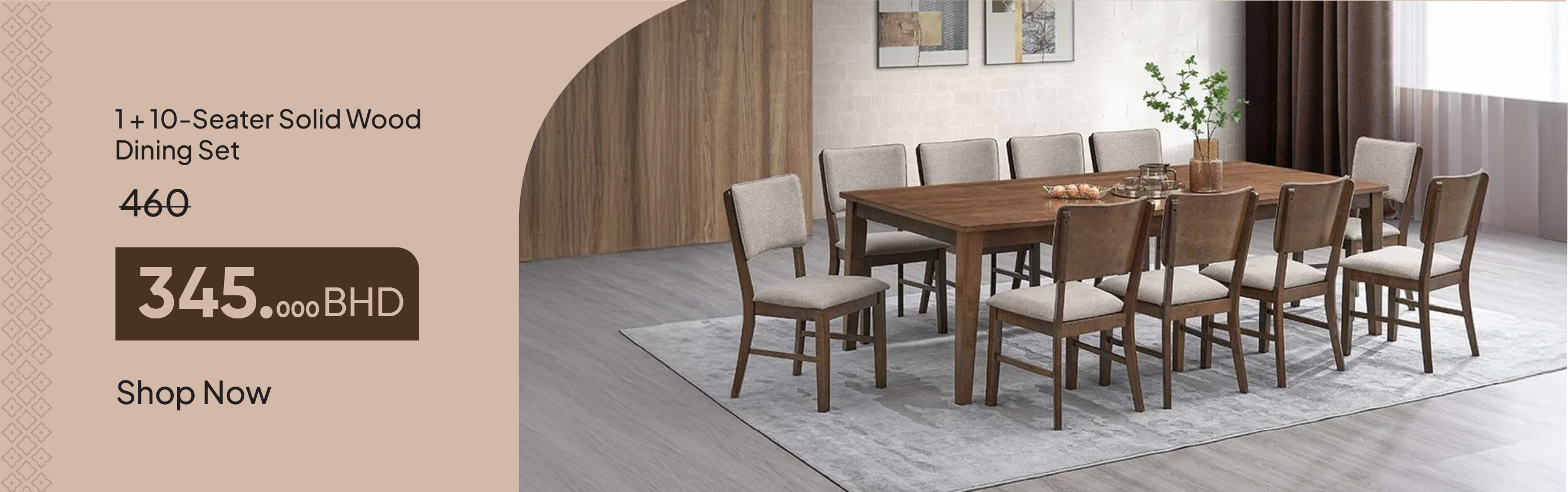 PRB26-DR-CB-1+10S Solid WD Dinig St