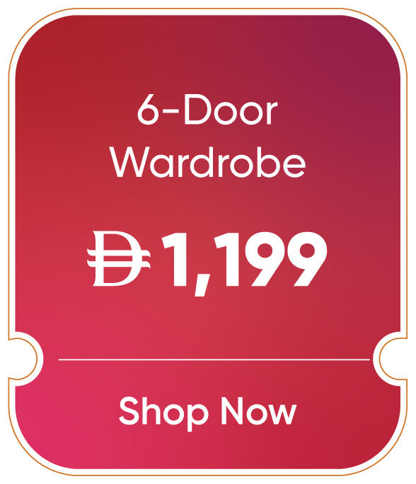 11:11U25-MDE-B-6 Door Wardrobe