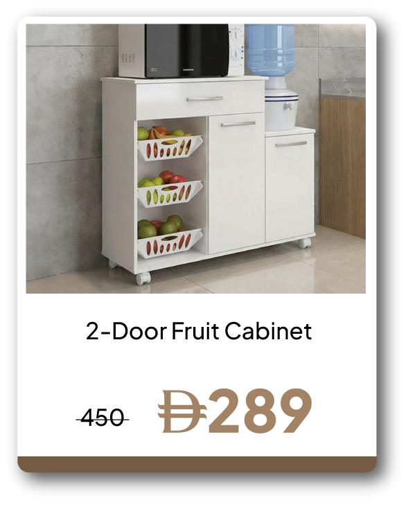 UPR26-SD- 2-Door Fruit Cabinet