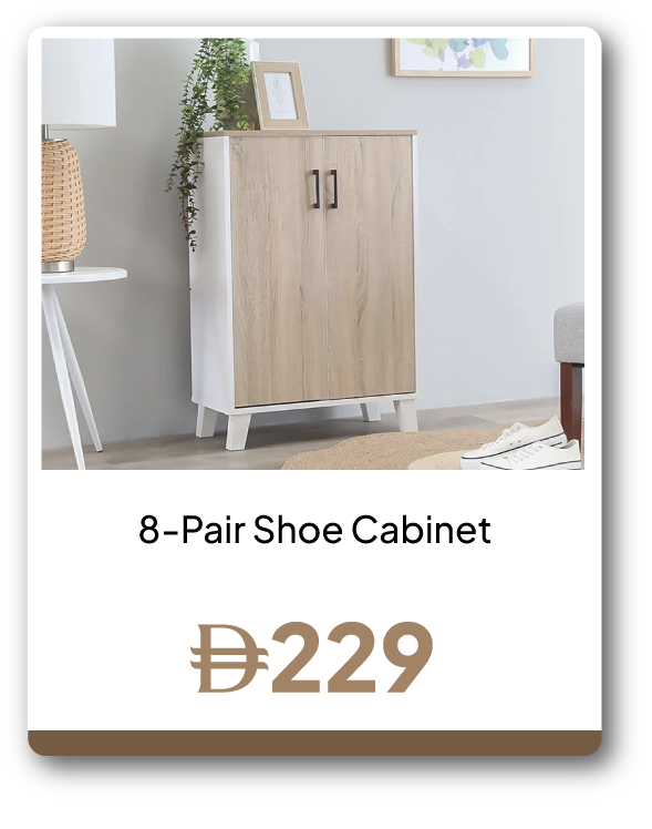 SFFU26J-SDF-8-Pair Shoe Cabinet