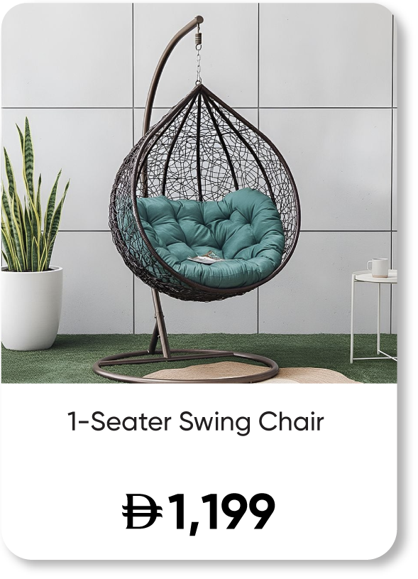 SFFU25-Oct-1K 2K-1S Swing Chair