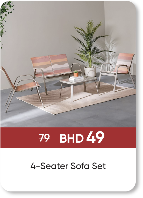 BRSB25-SD-4-Seater Sofa Set