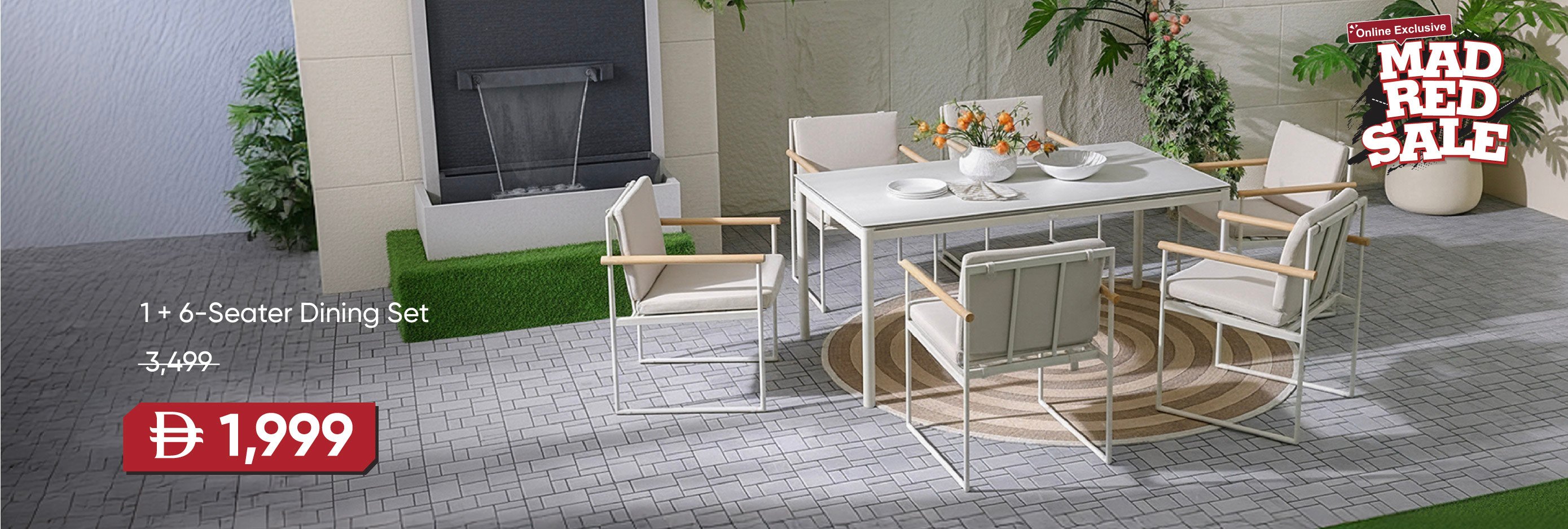 MRSU25-OD-CB-1 + 6S Dining Set
