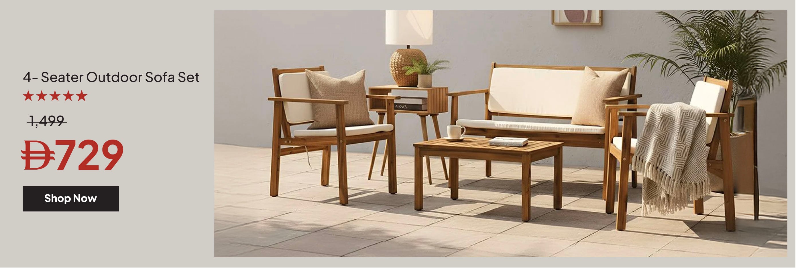 YECSU25-OD-CB-4-S Outdoor Sofa Set
