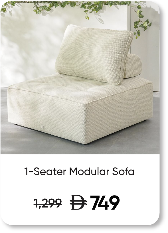 G-LP-SD-Delight 1-Seater M-Sofa-Bge