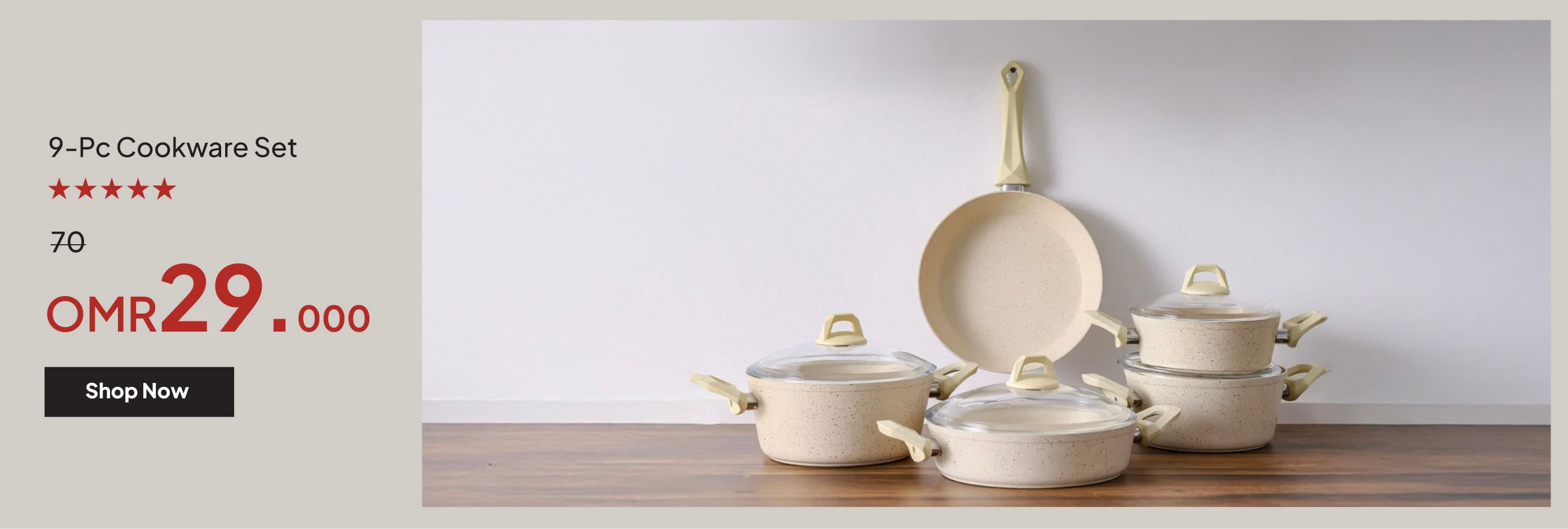 YECSO25-CB-9-Pc Cookware Set