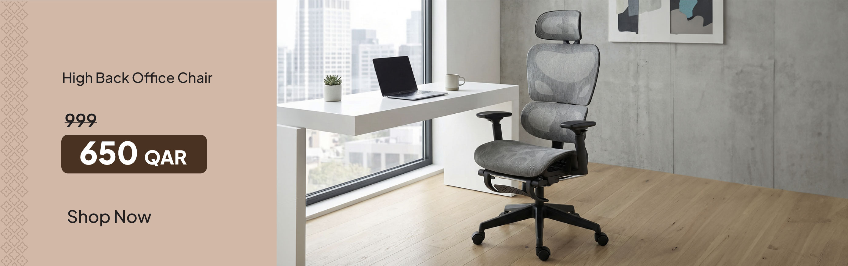 ROQ26-HO-CB-High Back Office Chair