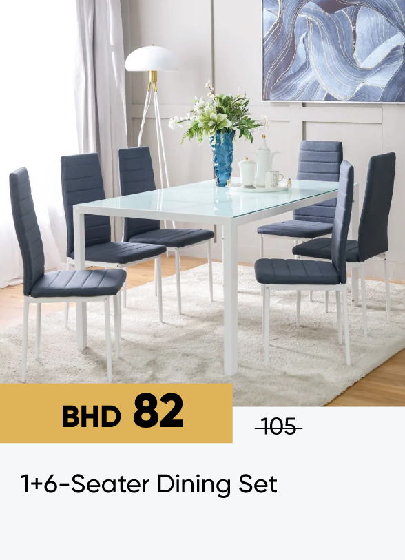 SFSB25-SD-1+6-Seater Dining Set