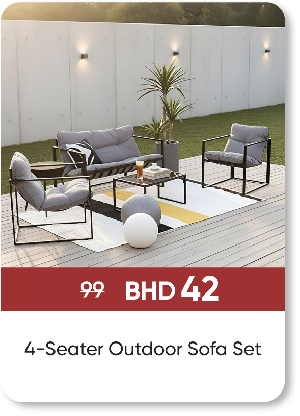 MSB25-SD-Terry 4-Seater Sofa Set