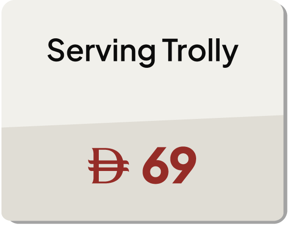 MRSU25-DR-CB-B-Serving Trolly