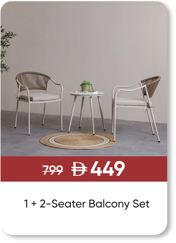 YESU25-SD-Vitara Balcony Set 2+1