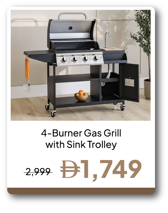 PRU26-GLP-SD-4-Burner Gas Grill