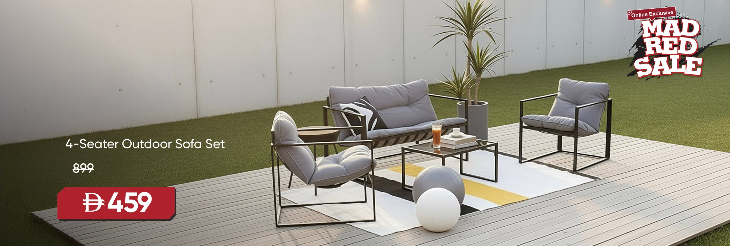 MRSU25-OD-CB-4S Outdoor Sofa Set